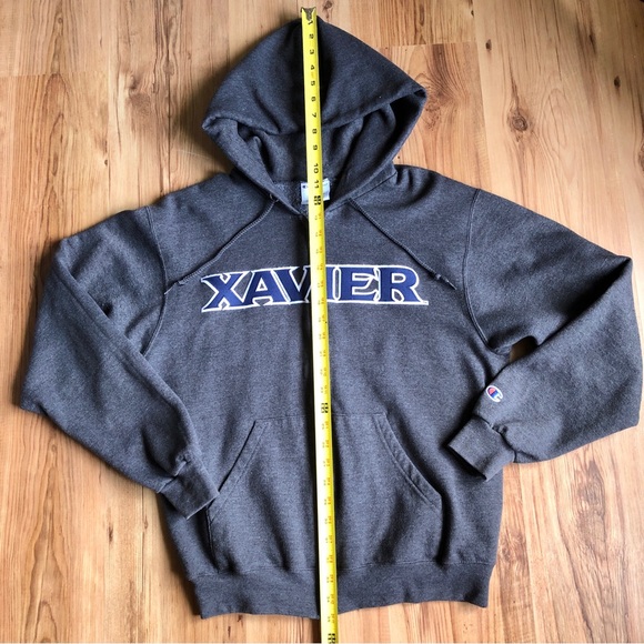 CHAMPION XAVIER Hoodie Jacket Long Sleeve Full Zip Small Gray Men’s UNISEX - Picture 11 of 16